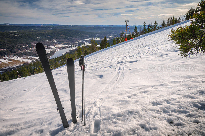 瑞典布拉纳斯的滑雪场