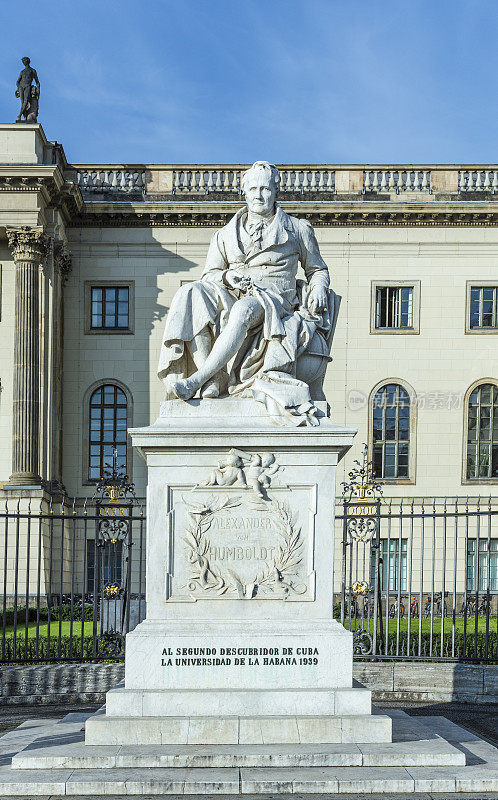 柏林威廉·冯·洪堡的雕像