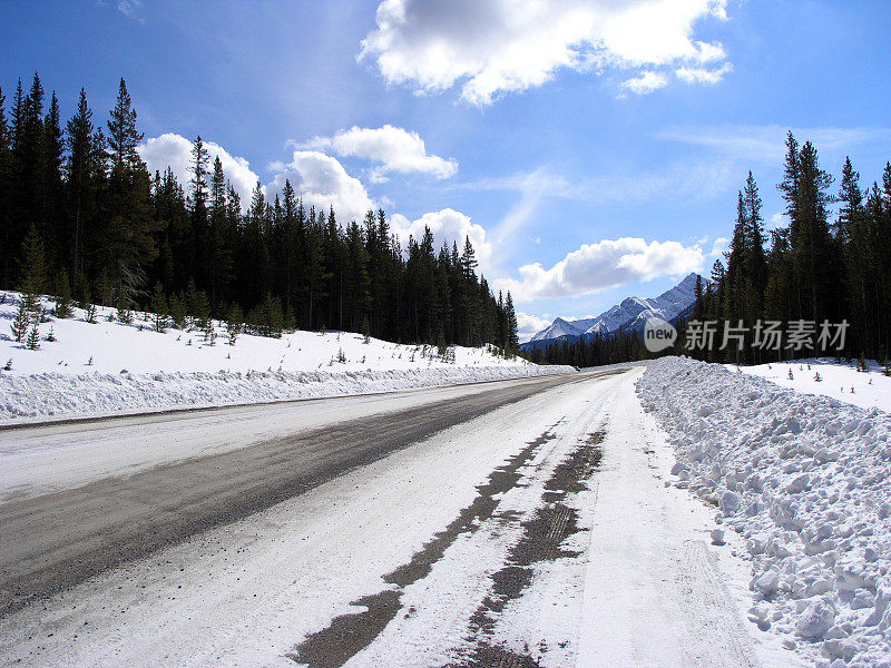 雪中之路