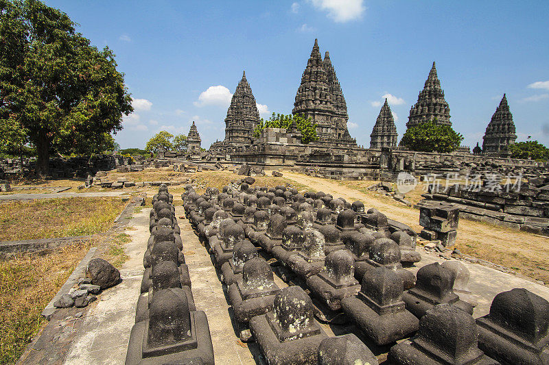 Prambanan寺庙化合物