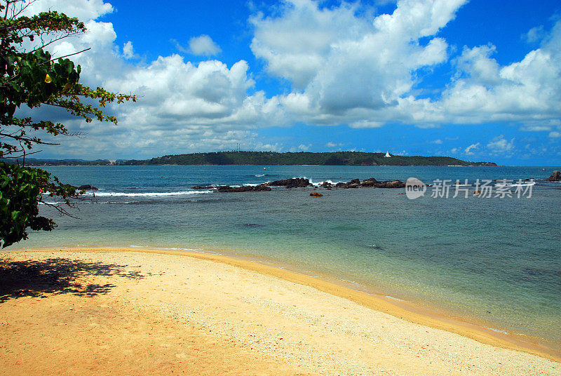 加勒，斯里兰卡:海滩