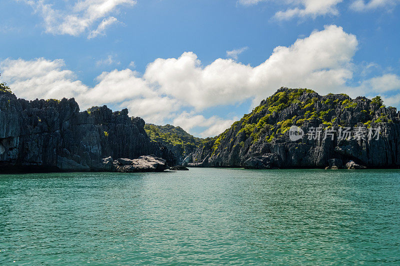 泰国美丽的海岸线和岛屿