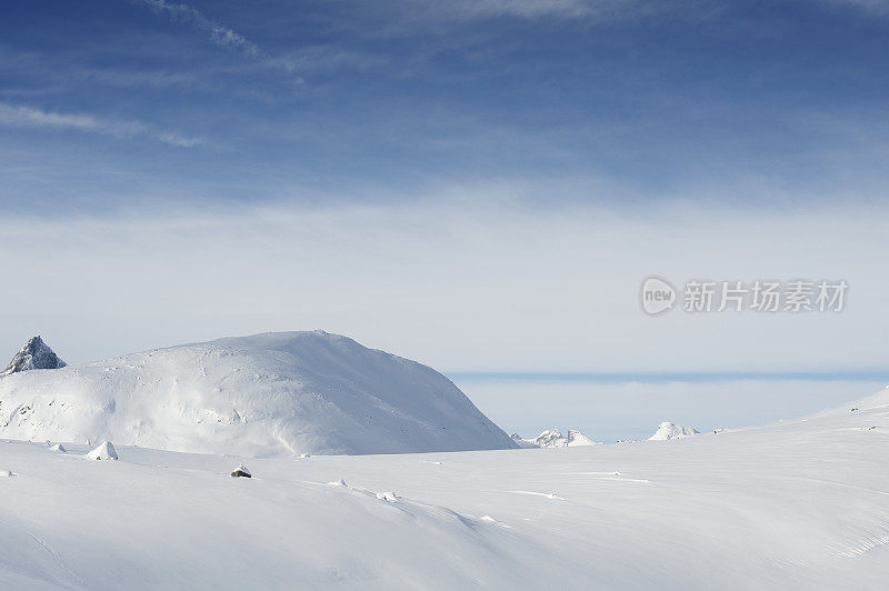 群山高原环绕着山峰和山脊