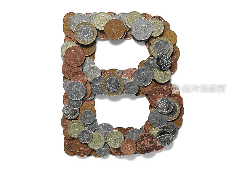 英国货币中的字母B