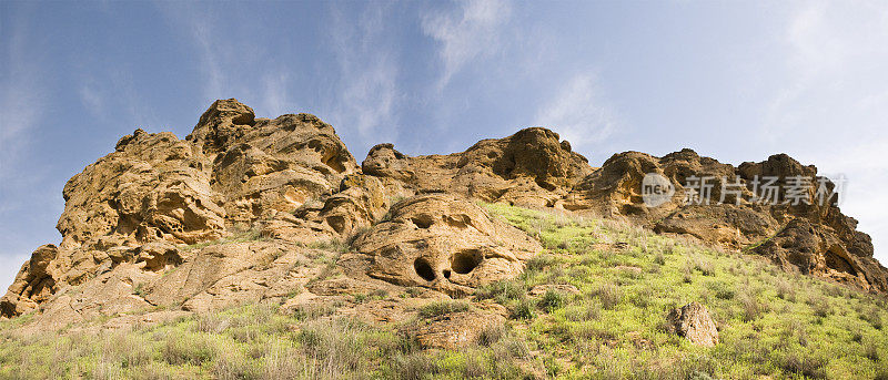 砂岩Bogdo山。