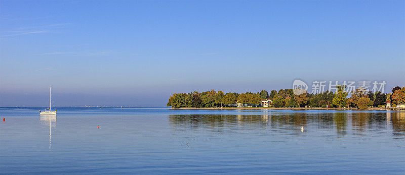德国康斯坦茨湖博登西的瓦瑟堡