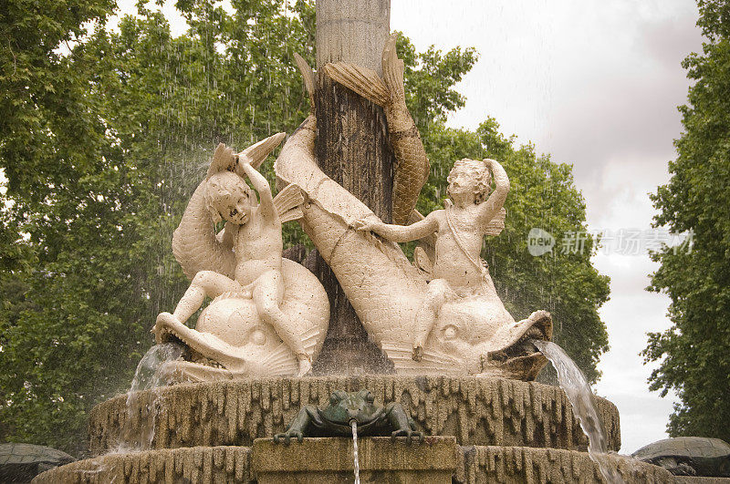 巴洛克风格的喷泉