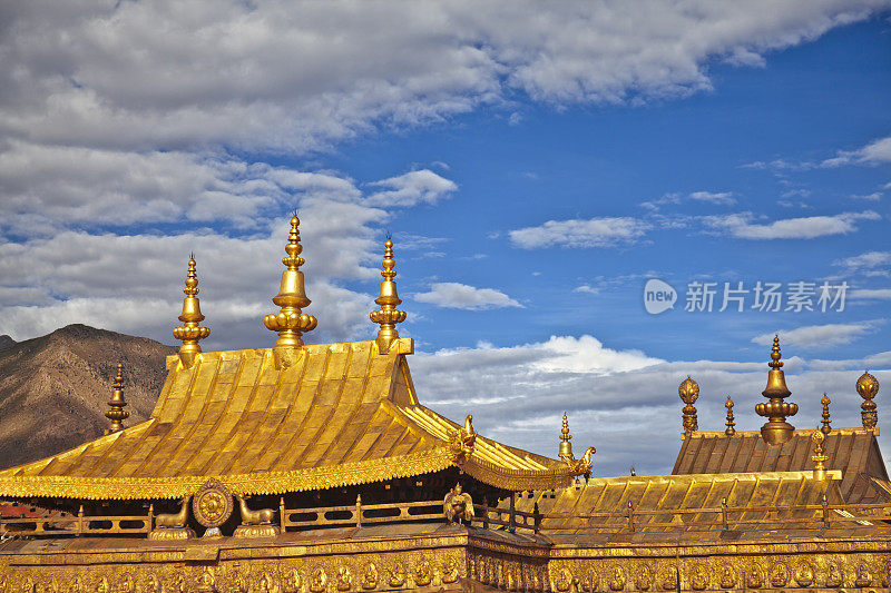 中国西藏拉萨市的大昭寺