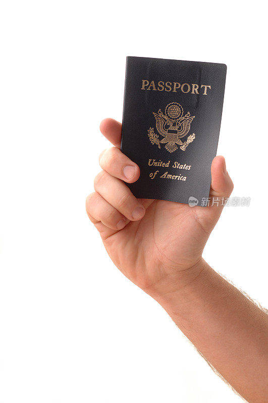 手和护照