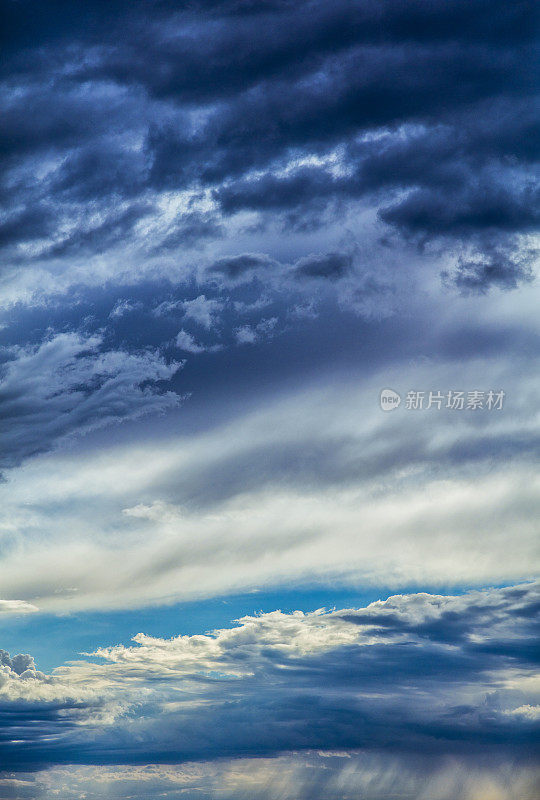 这是在魁北克巴斯-圣罗兰地区的比克公园拍摄的一个简单的云背景。
