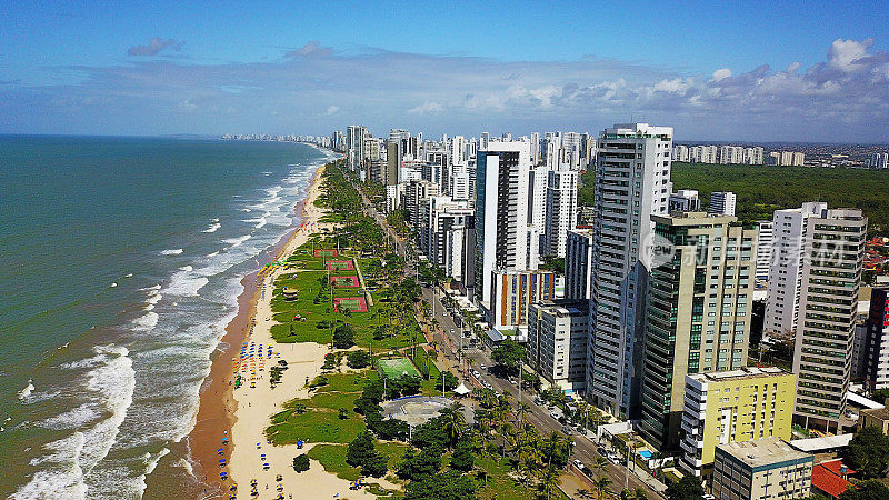 巴西伯南布科，累西腓，波拉维亚海滩