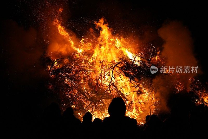 近距离观察大型伊斯特火