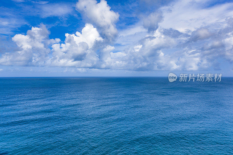 开阔的印度洋海景，毛里求斯岛，非洲