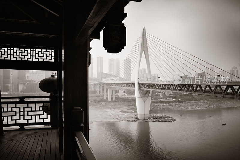 洪崖洞重庆大桥