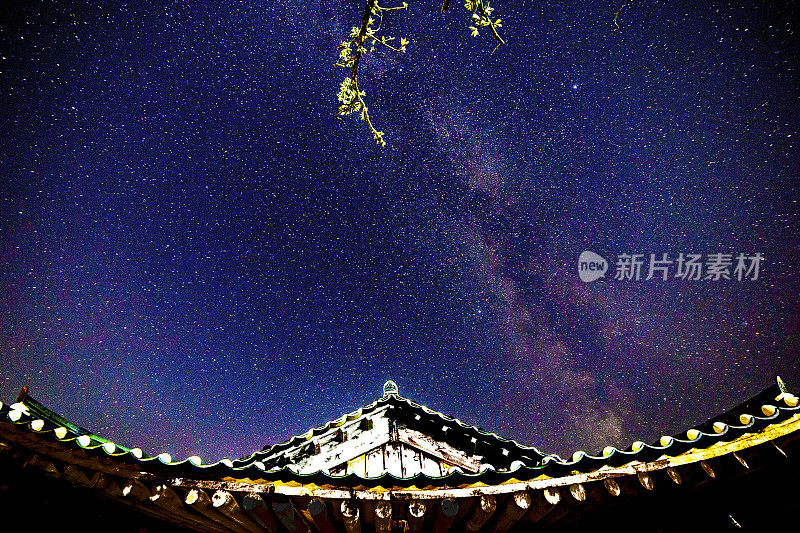 夜空的景色