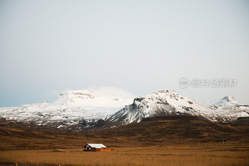 乡村Snaefellsnes冰岛景观