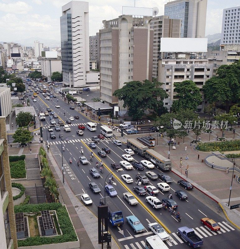 加拉加斯城市的主要大道