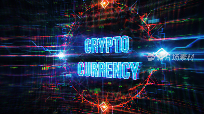 Cryptocurrency数字背景