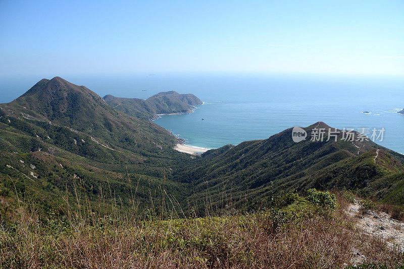 香港西贡东郊野公园大浪湾全景