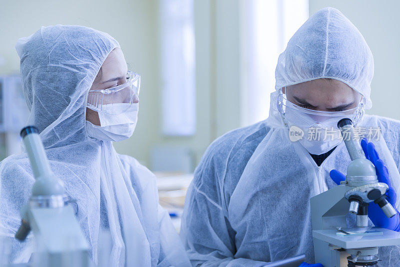 欧洲受影响地区的新冠肺炎临时实验室。