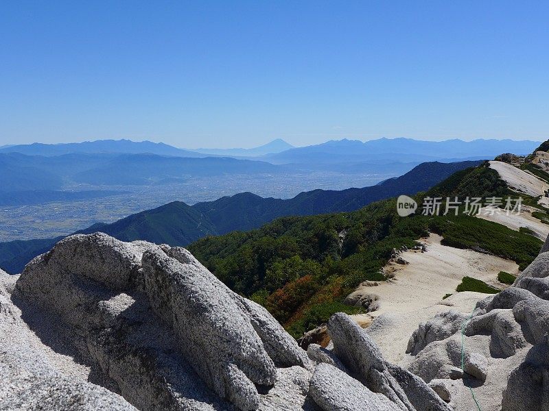 日本长野县喜多山区的Tsubakurodake山