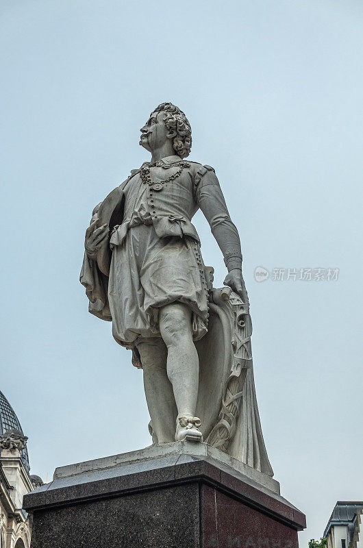安东·凡·戴克雕像，安特卫普，比利时