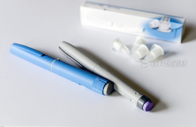 糖尿病患者用胰岛素注射笔或胰岛素筒笔。