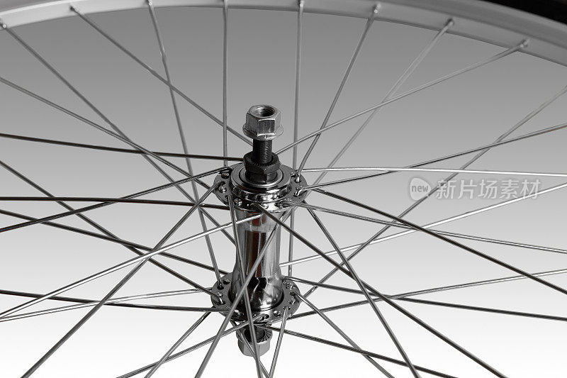自行车轮毂。