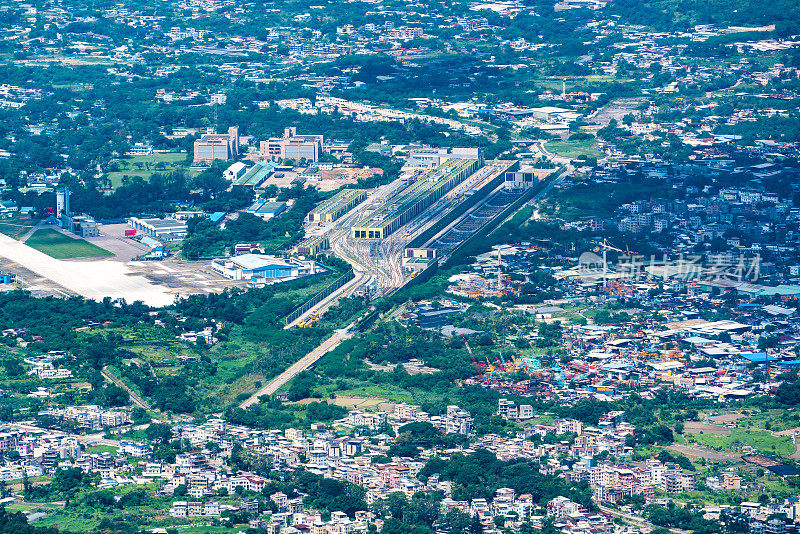 香港元朗乡郊公馆村