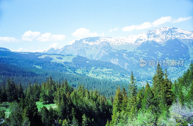 瑞士阿尔卑斯山谷