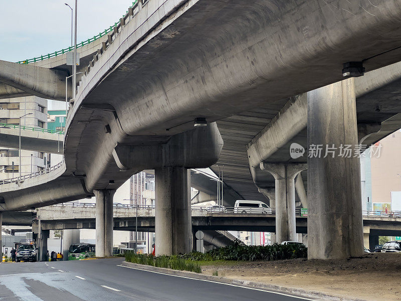 墨西哥城的高架道路