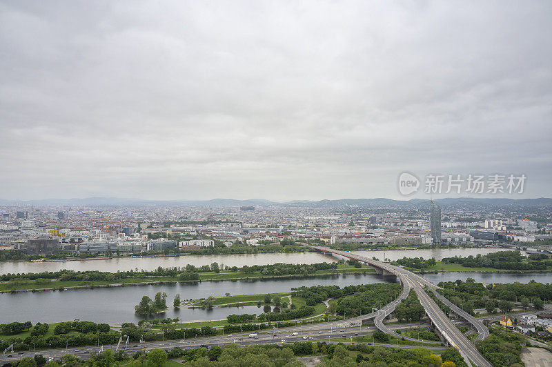 维也纳多瑙河全景