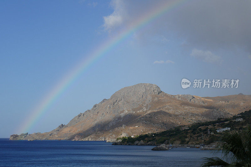 希腊克里特岛的苏达海滩