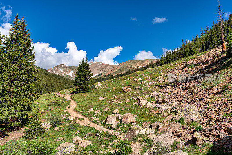 科罗拉多山地自然景观