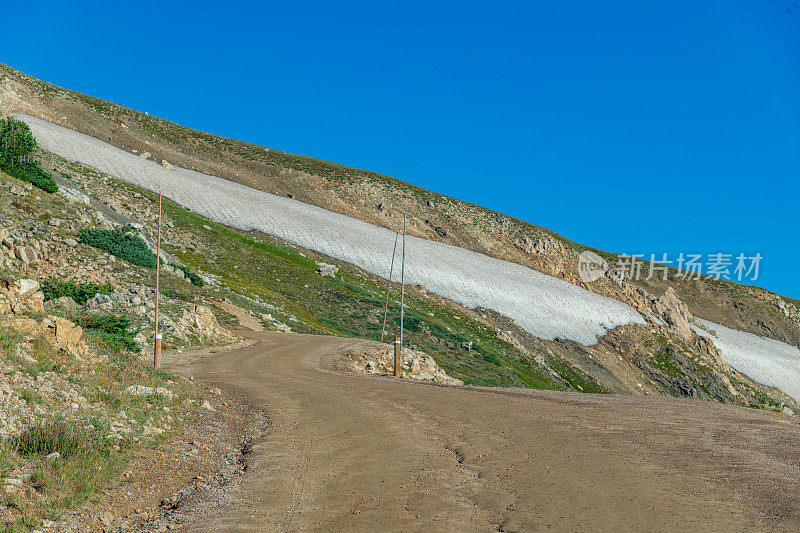 老瀑布河公路，因为它接近落基山国家公园高山游客中心在美国科罗拉多州。