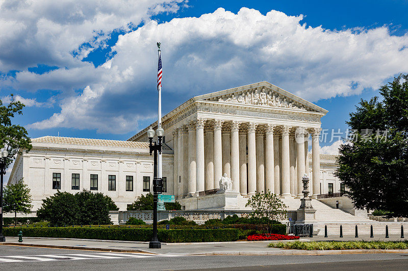 华盛顿特区的美国最高法院大楼