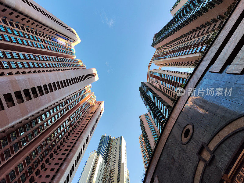香港的高层公寓