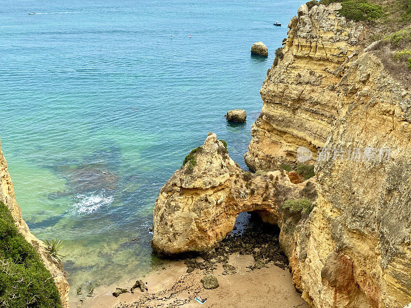 葡萄牙-阿尔加维-佩达德桥小道和海滩