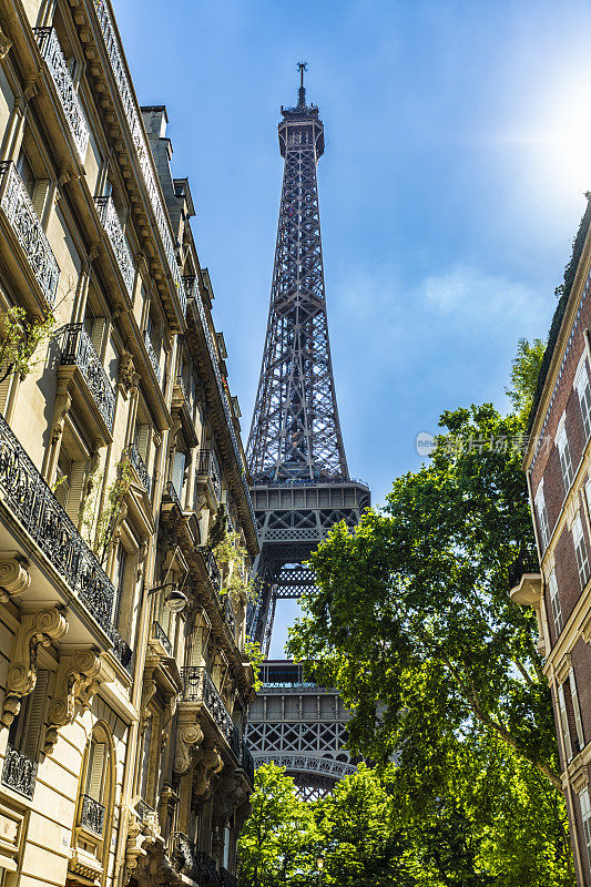 巴黎和埃菲尔铁塔