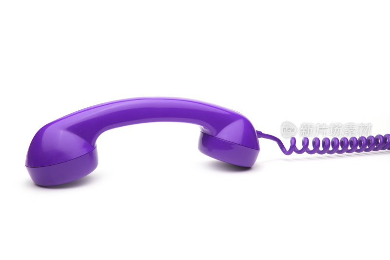 紫色的复古手机