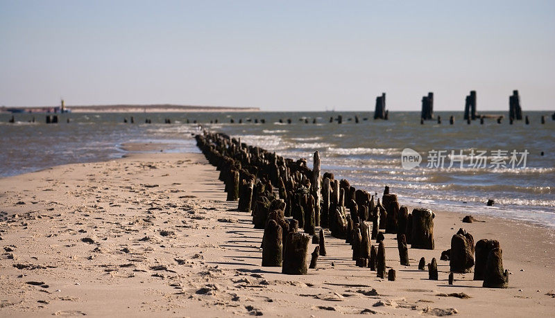 Wangerooge岛的老码头