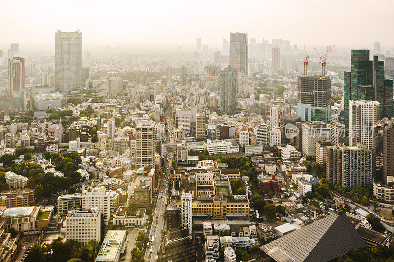 城市天际线，东京，日本