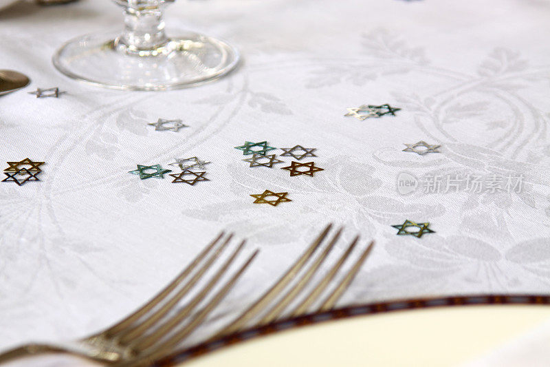 犹太节日餐桌布置
