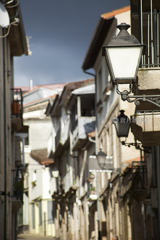 西班牙阿拉里兹的街景。