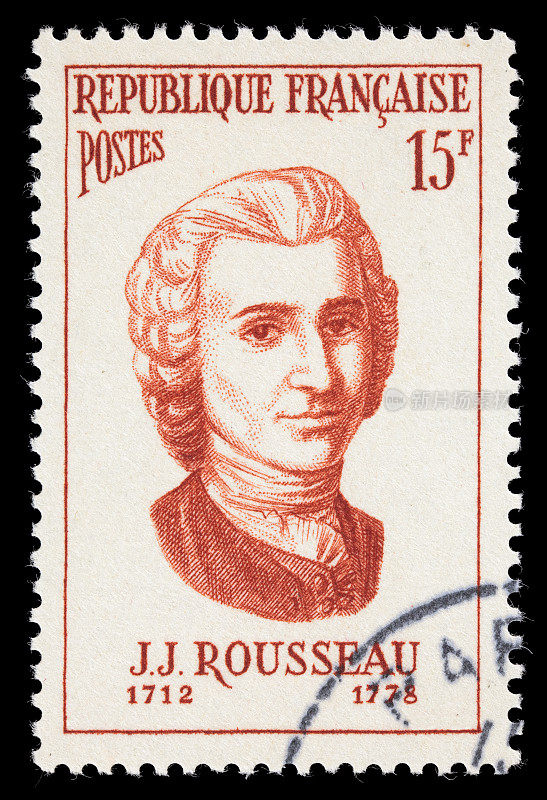 法国卢梭邮票