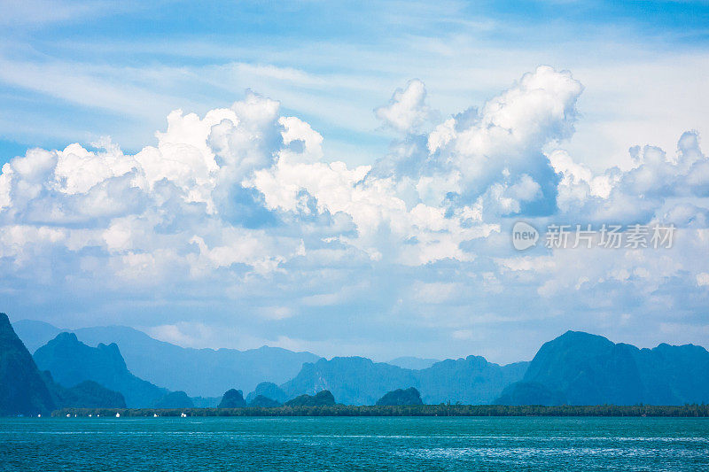 攀牙湾的云景