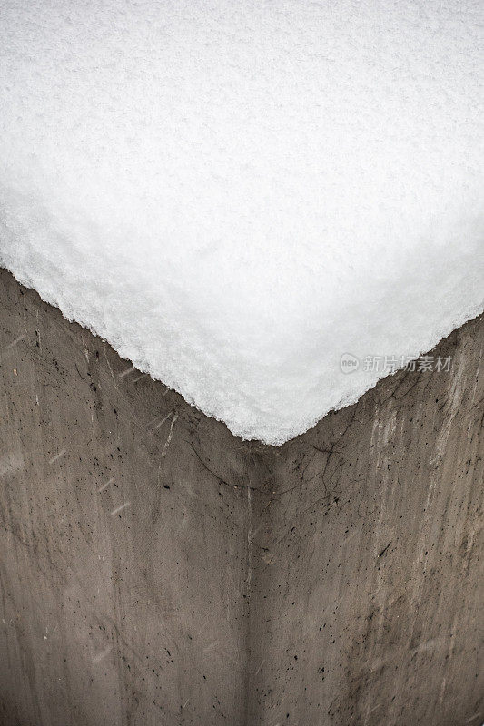 地上有雪