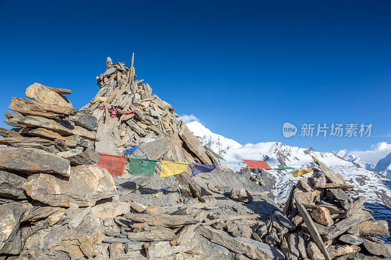 安娜普纳保护区步道和景观，喜马拉雅山，尼泊尔