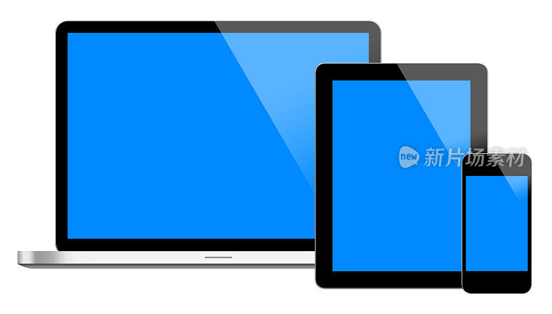 笔记本电脑、平板电脑、智能手机