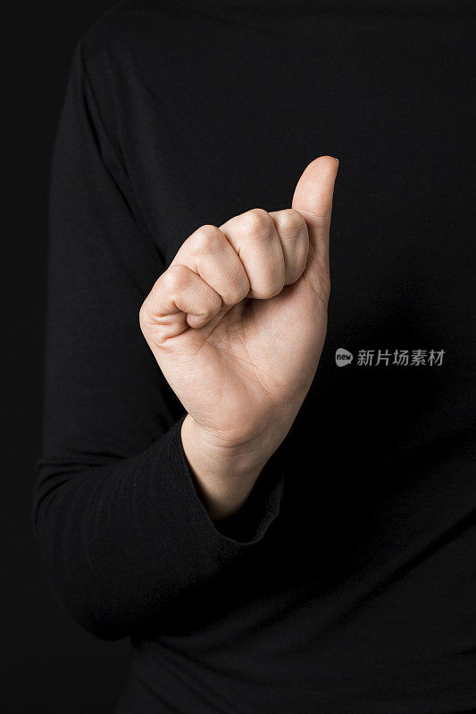 聋人手语-字母A